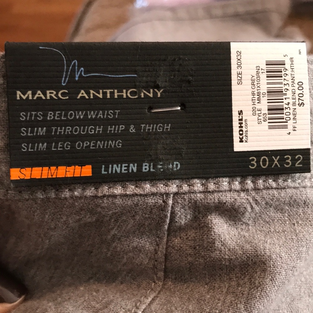 MARC ANTHONY LINEN PANTS